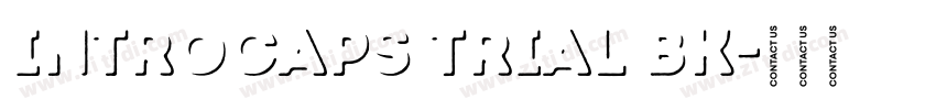IntroCaps Trial Bk字体转换